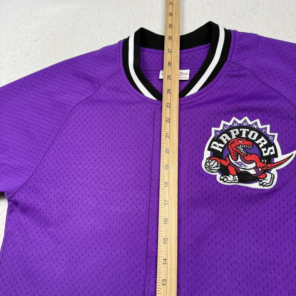 Toronto Raptors Jersey Mens Medium Purple NBA Basketball Mitchell & Ness Mesh - Picture 4 of 8
